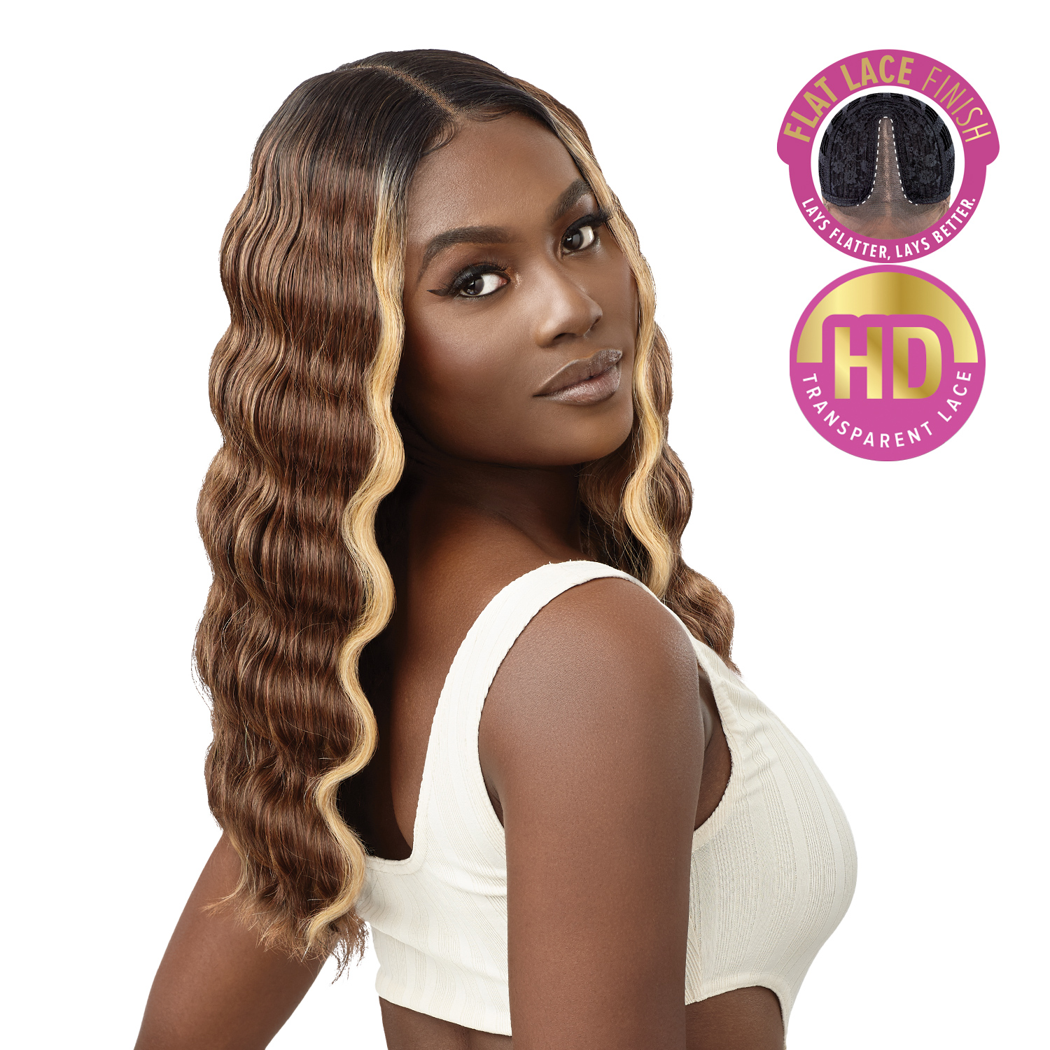Outre HD Lace Front Wig SleekLay Part Apolia
