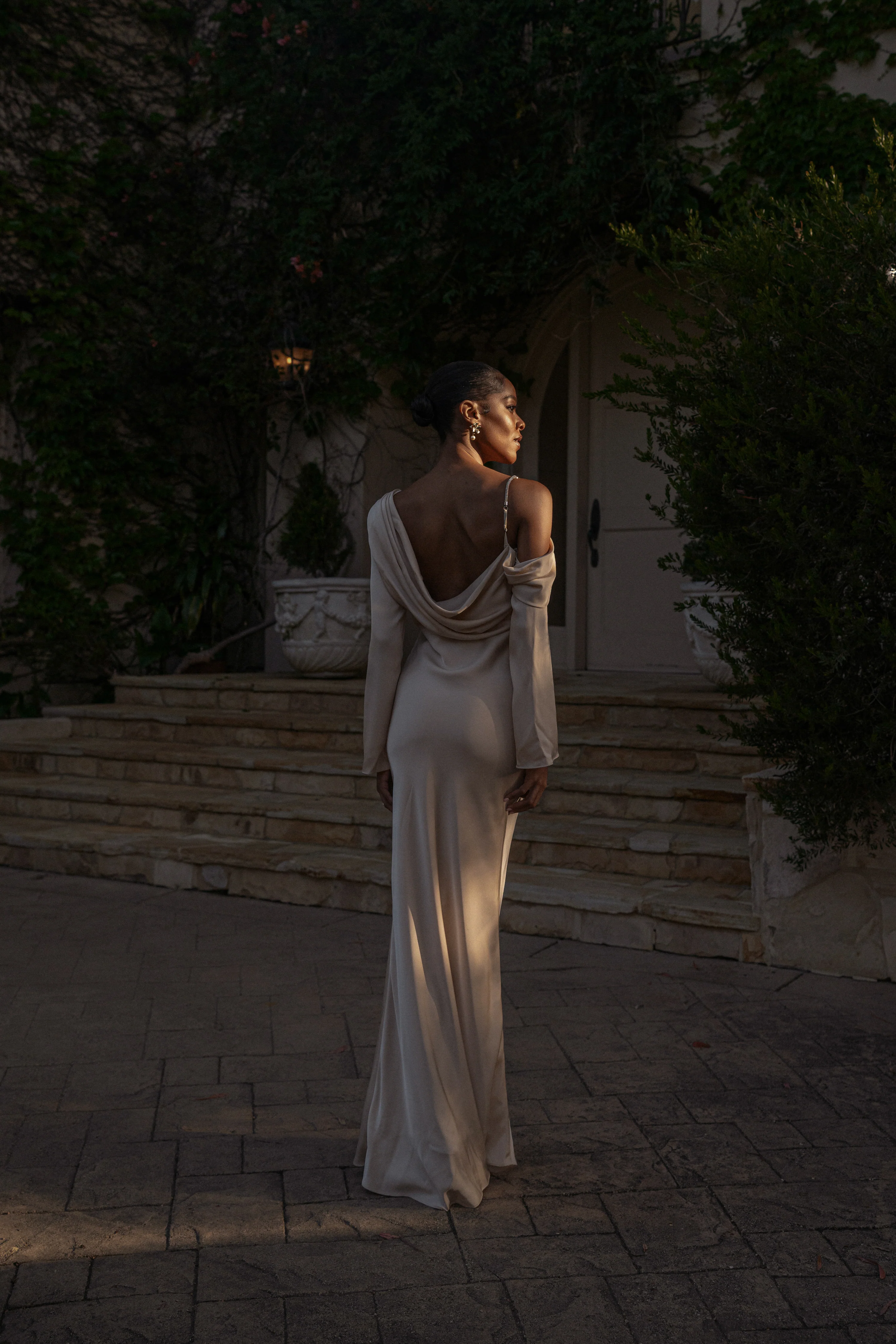 Champagne One And Only Satin Dress