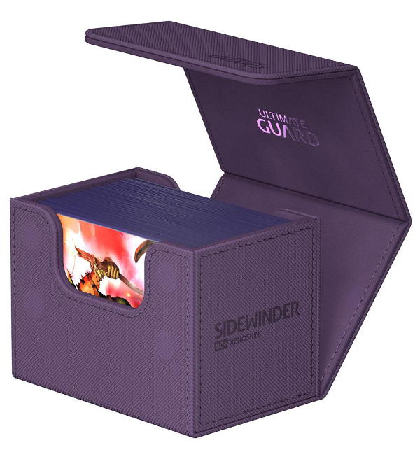 Ultimate Guard Sidewinder 80+ Xenoskin Monocolor Deck Box - Purple