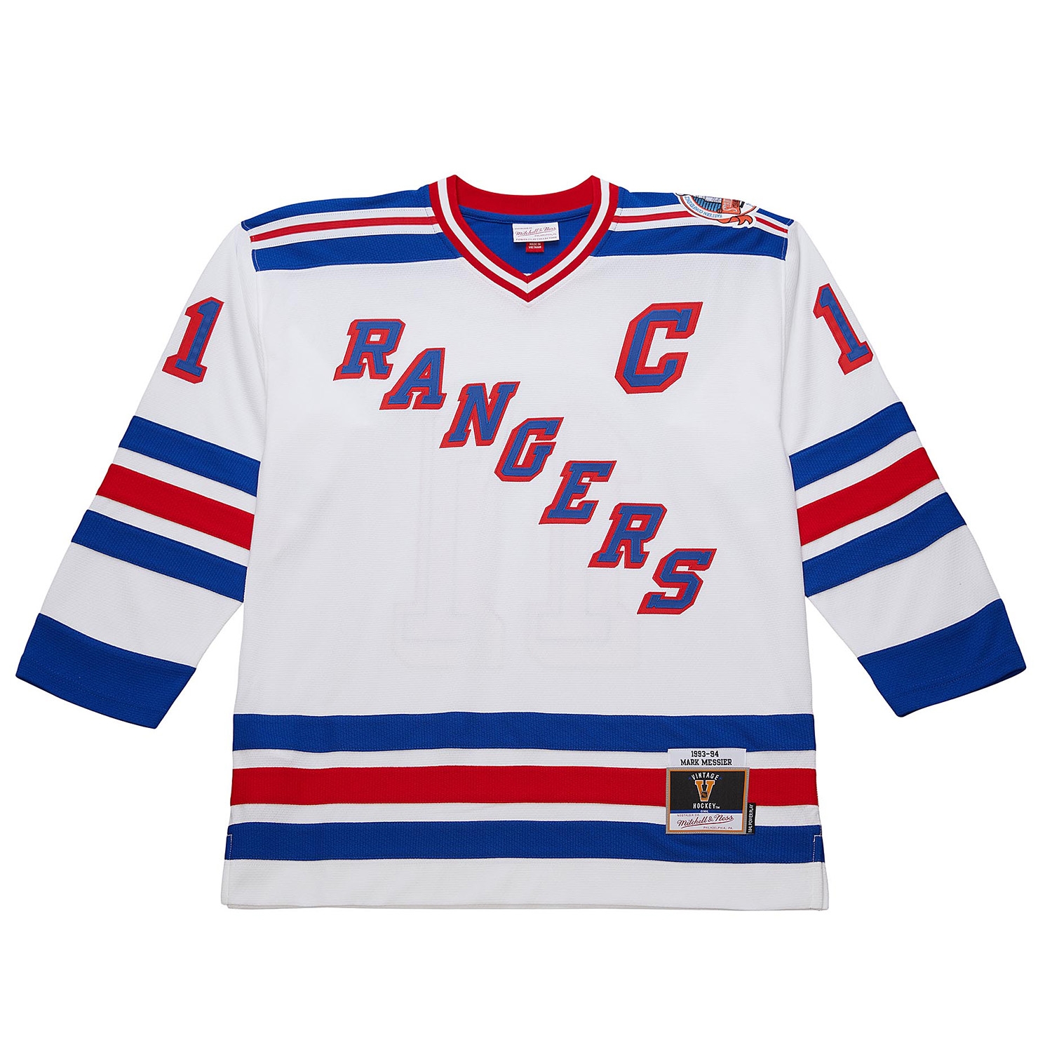 Mark Messier #11 New York Rangers 1993-94 Premium Power Play NHL Jersey White