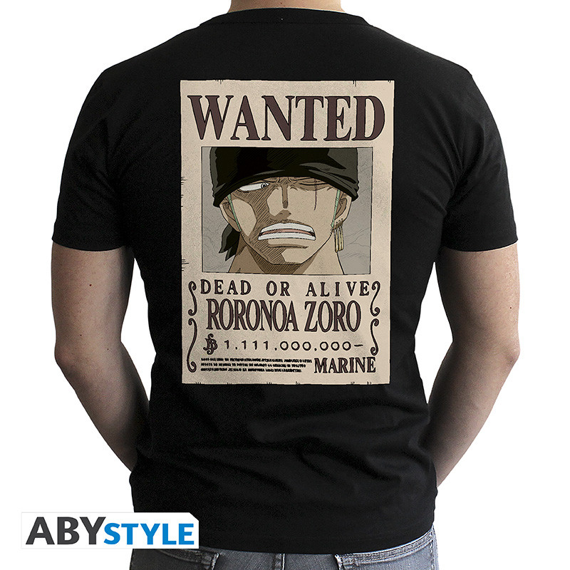 ONE PIECE T-shirt Wanted Zoro