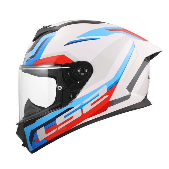 Full face helmet LS2 FF820 - RAPID III - HYPER - White / BlueRef: LS1276