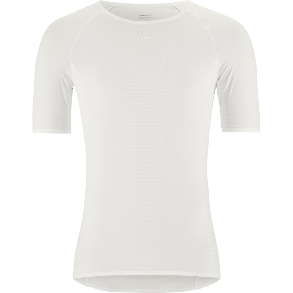CRAFT Pro Dry Nanoweight Short Sleeve Baselayer Shirt Men - White