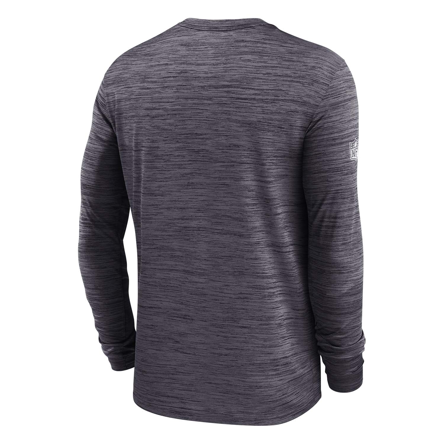 Las Vegas Raiders 2025 NFL Sideline Nike Velocity Performance Long Sleeve T-Shirt Gray
