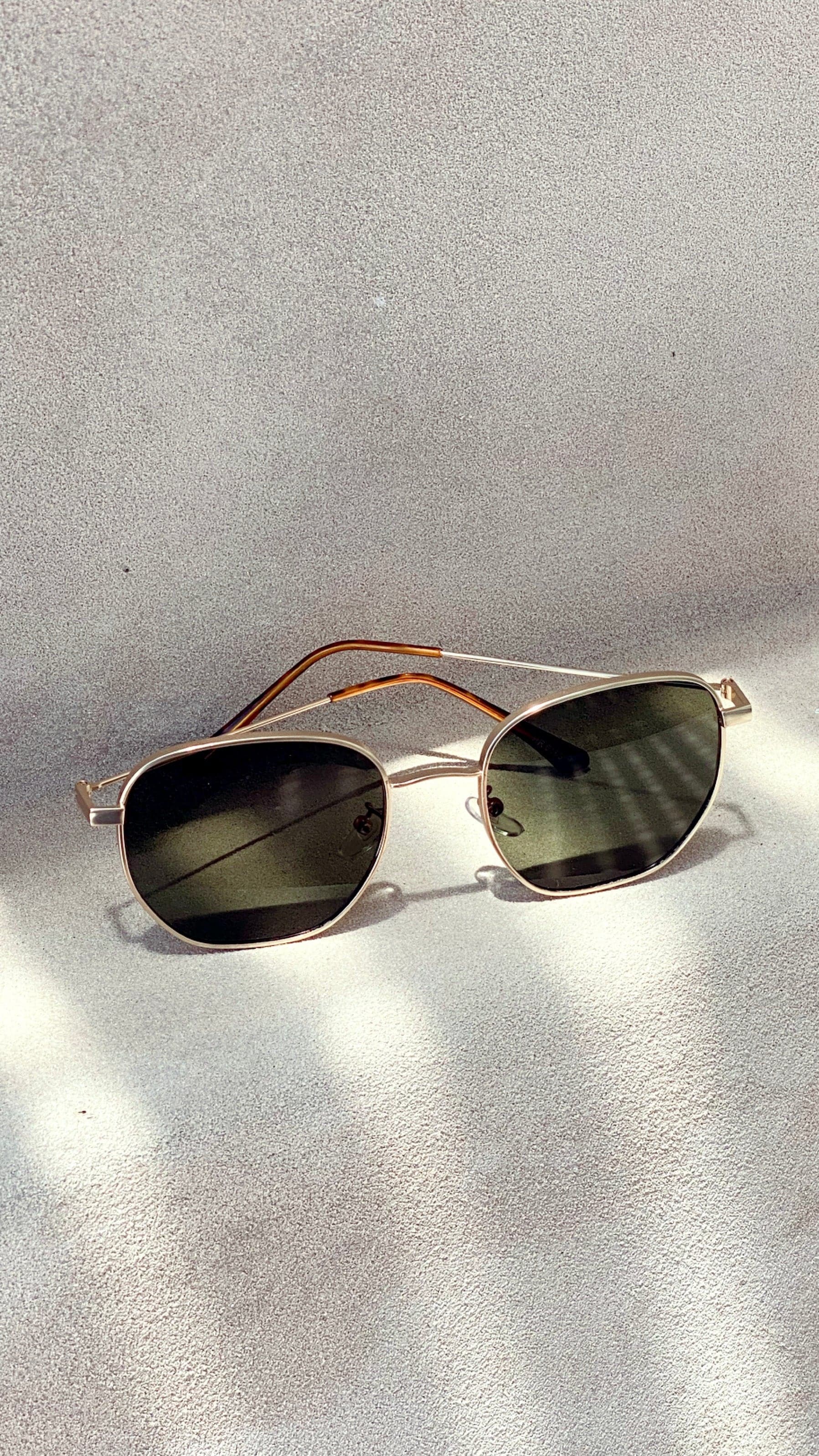 Karmen Sunglasses - Moss/Gold