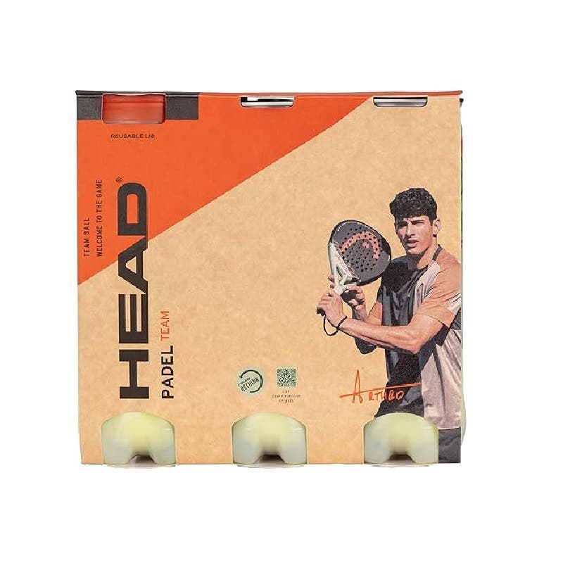 3 JARS OF 3 HEAD PADEL BALLS