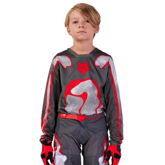 Maillot cross Fox ENFANT 180 - ATLAS - Gris / RougeRef : FX4149