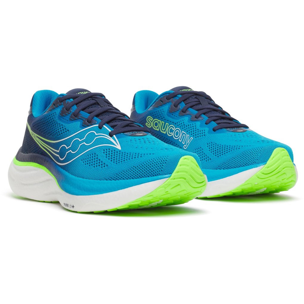 Saucony Ride 19 Running Shoes Men - cobalt/slime