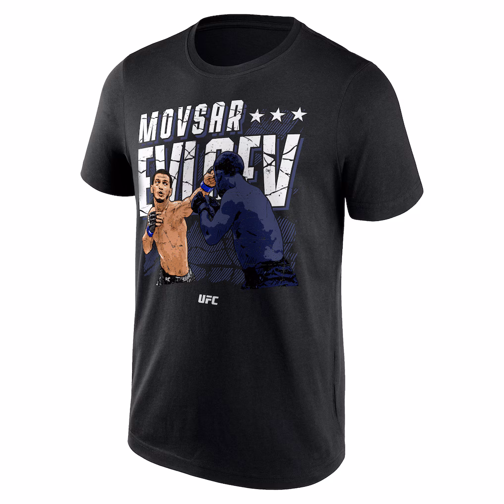 UFC Movsar Evloev Punch T-Shirt - Black - Mens