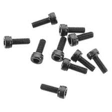 AXA084 Cap Head M3x8mm Black Oxide (10) Axial