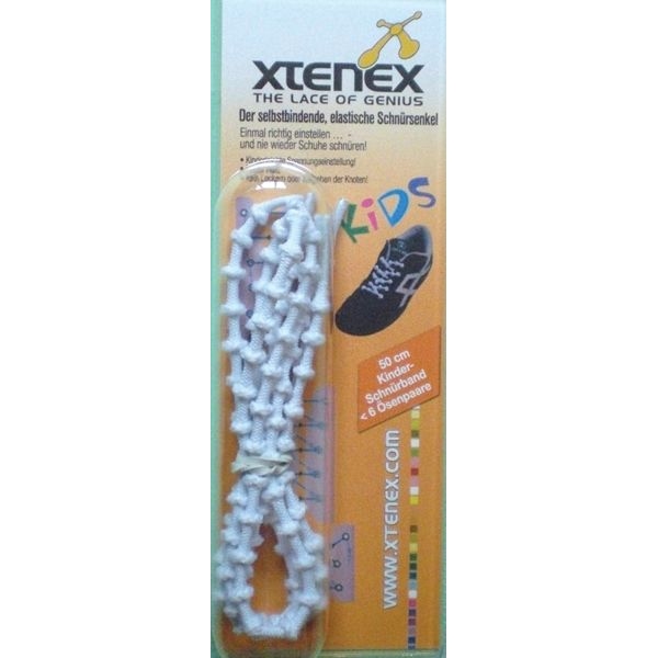 Xtenex Kids Laces - 50cm - white
