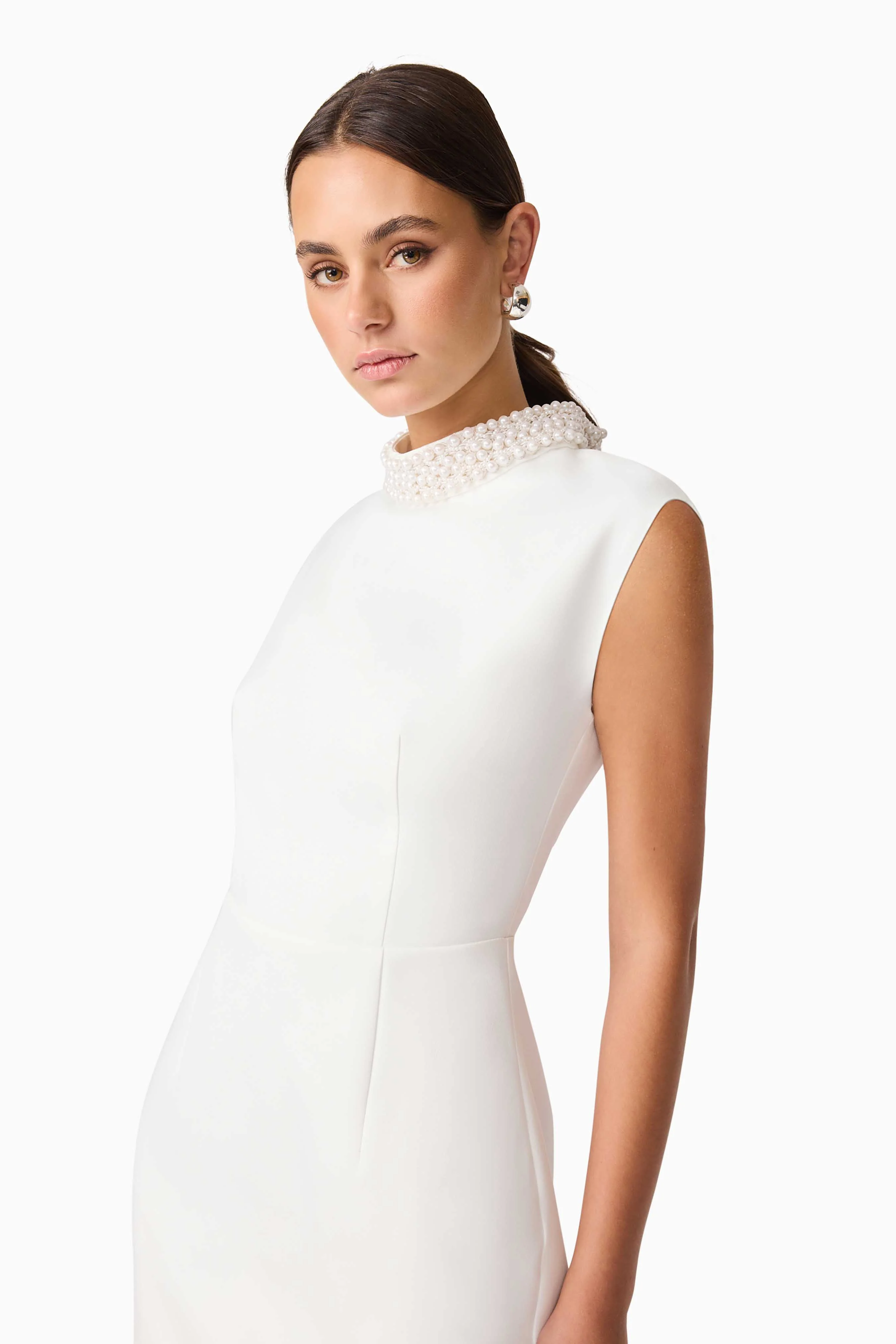 Rafaela Mini Shift Dress in White