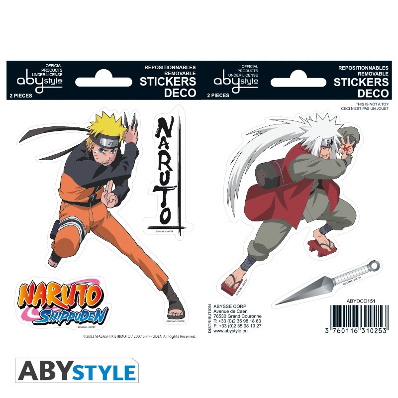 NARUTO Mini Stickers Naruto Jiraiya - Abystyle