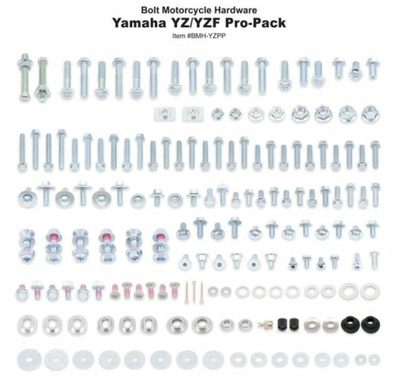 Motorcycle Screws Kit Tt Bolt Pack ProRef: Bolt00012A / 1061522