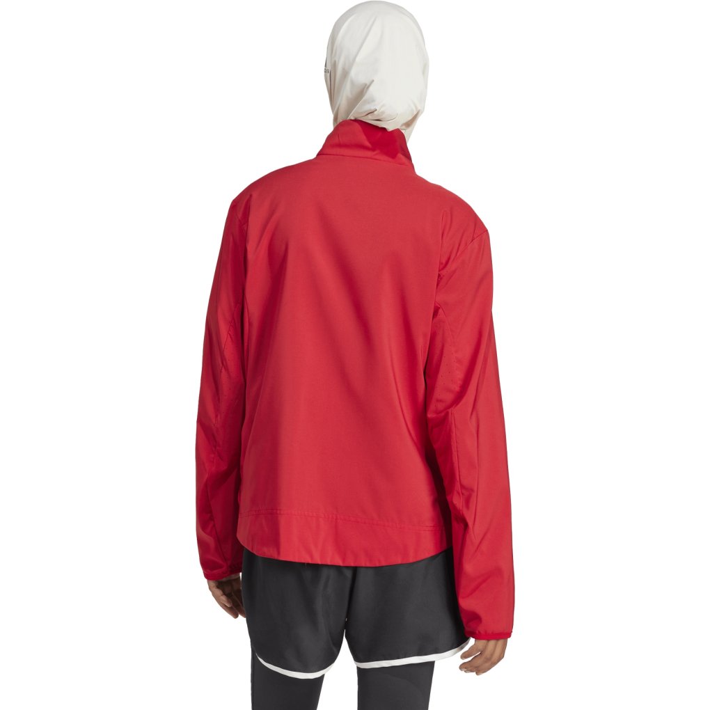 adidas Adizero Essentials Running Jacket Women - tempo red IT1821