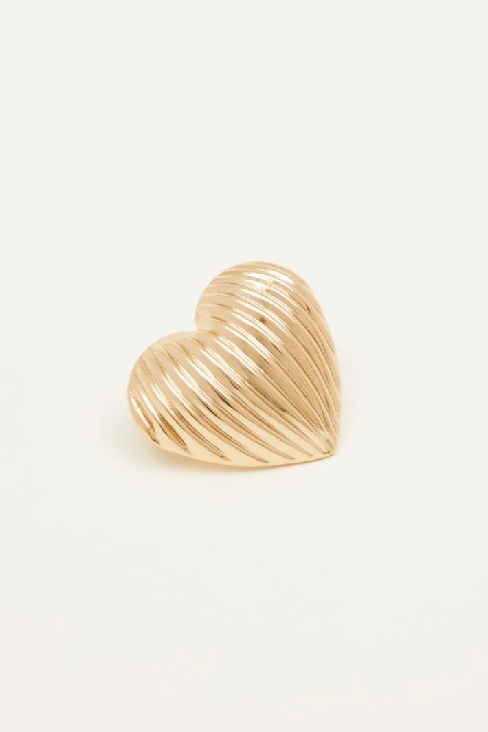 Heart earrings - GOLD