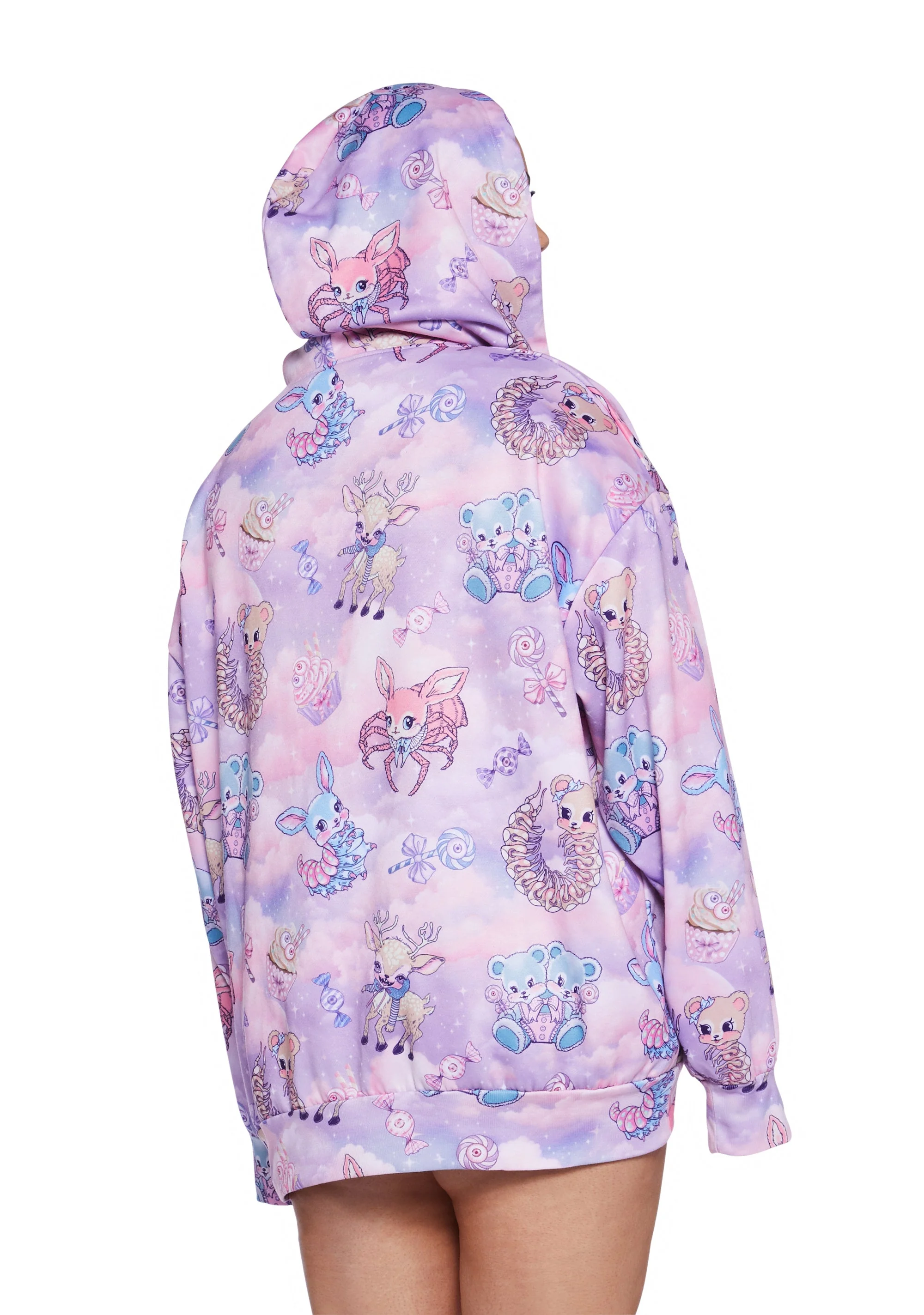 Demented Sweetness Zip-Up Hoodie