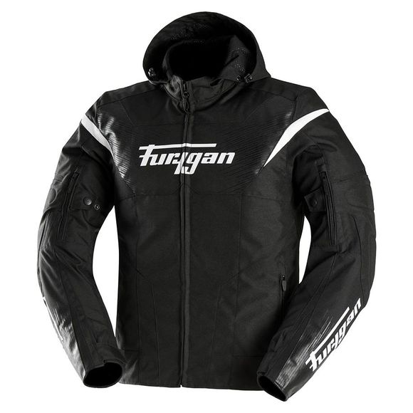 Furygan Shard Motorcycle Jacket - Black / WhiteRef: FU1263
