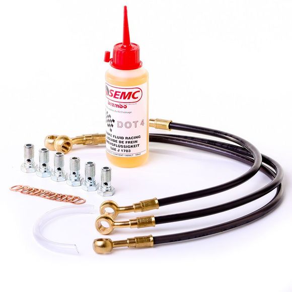 Kit durites aviation Semc Avant Easy Durit (3 durites) NoirSUZUKI 750 GSX 750 F - 1989 - 1997Ref : 55SU4303N