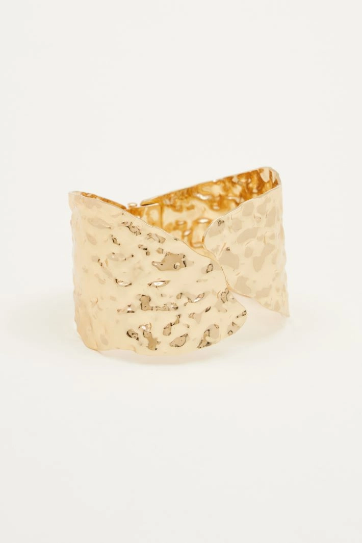 Hammered bangle - GOLD