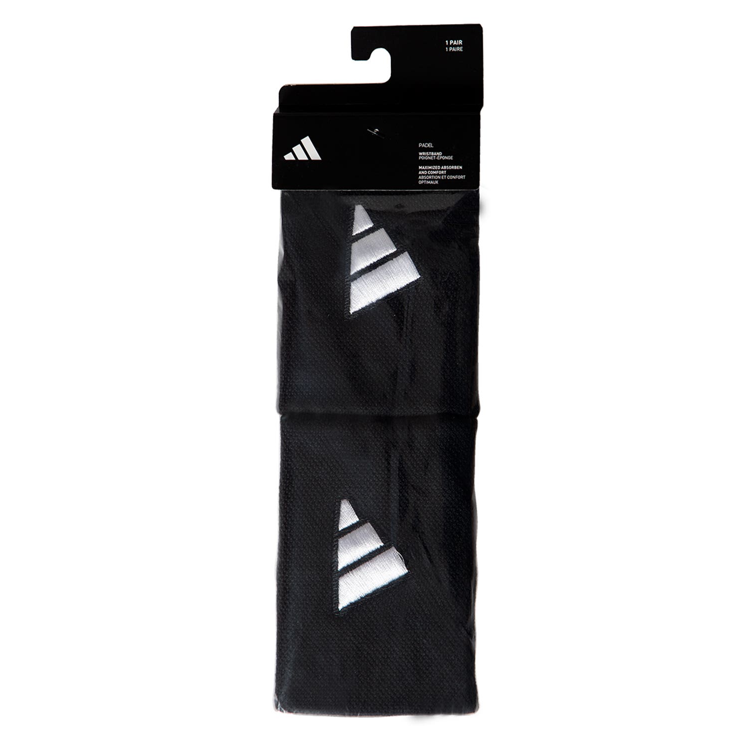 ADIDAS LONG WRISTBAND PAIR BLACK
