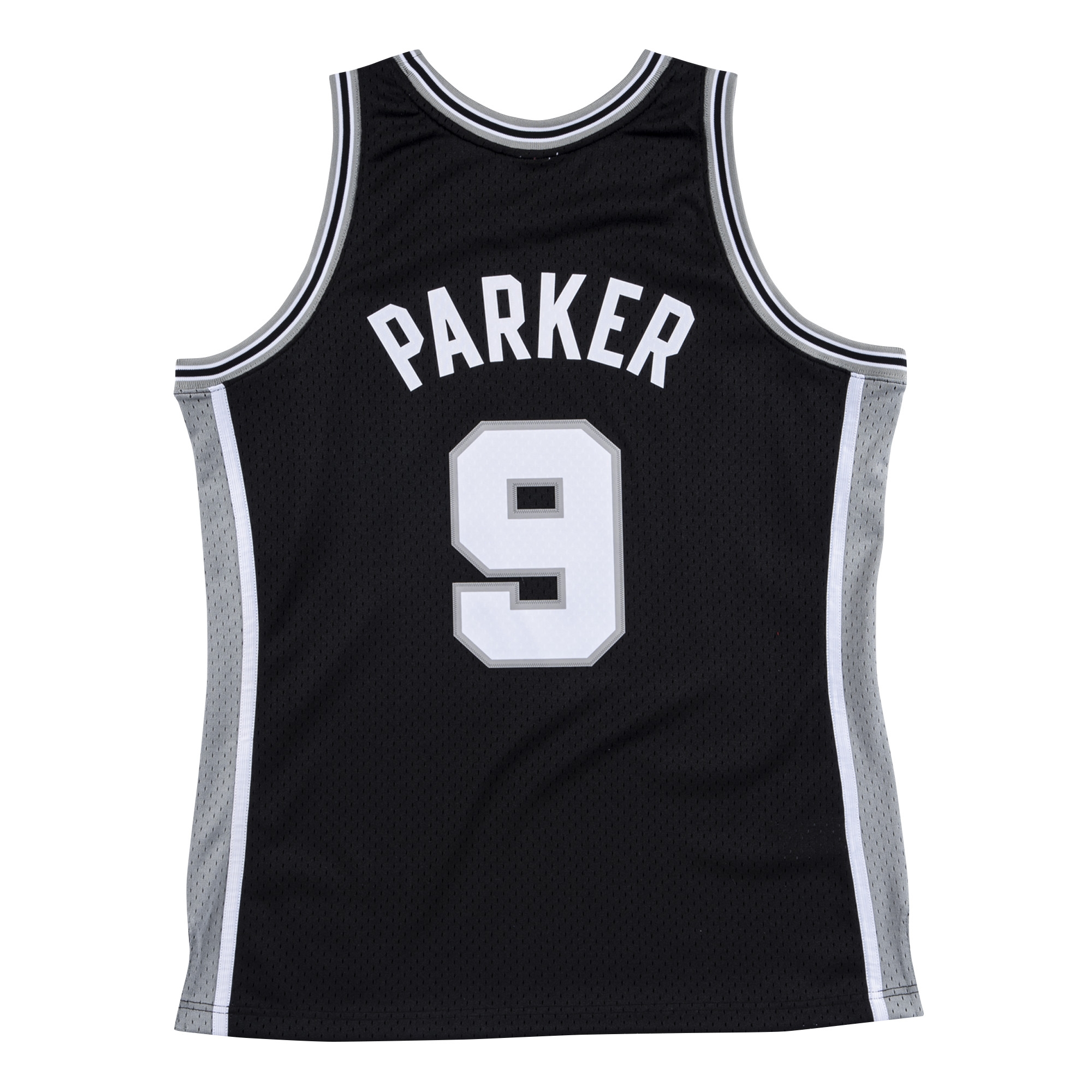 Tony Parker #9 San Antonio Spurs 2001-02 Mitchell & Ness Swingman NBA Jersey Black
