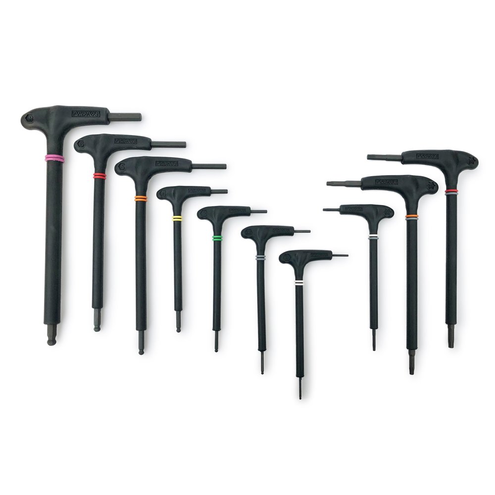 Pedro's Pro T/L Handle Hex & Torx Set, 10-pieces