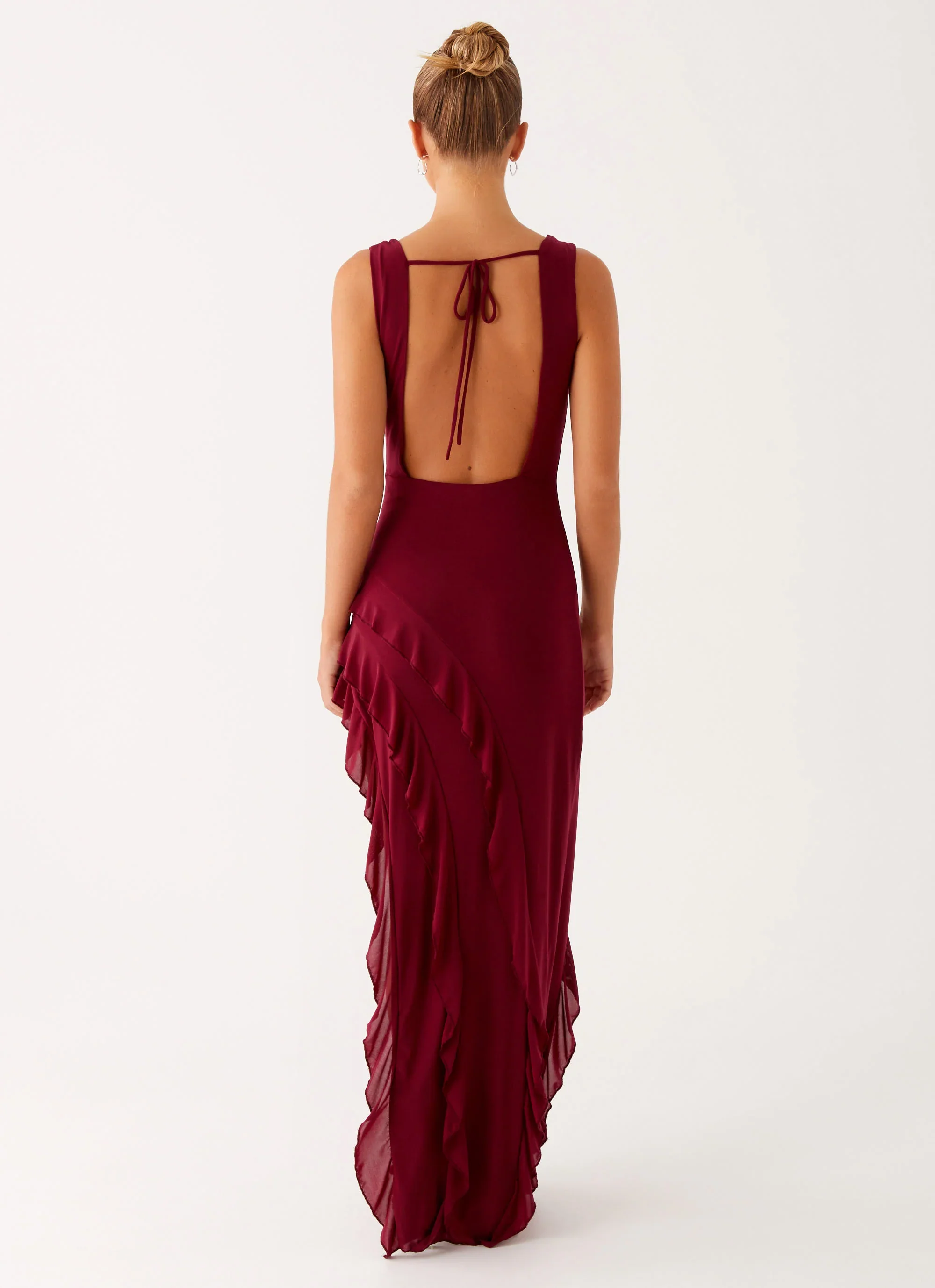 Hendrix Maxi Dress - Raspberry Wine