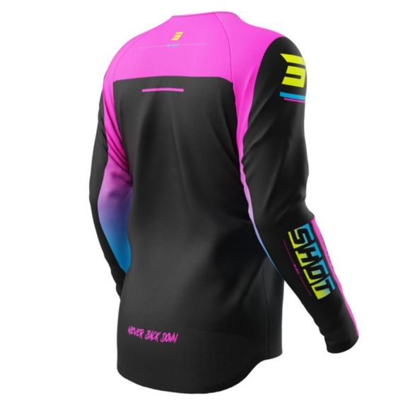 Maillot cross Shot DRAW BLOCK ENFANT - RoseRef : SO2955