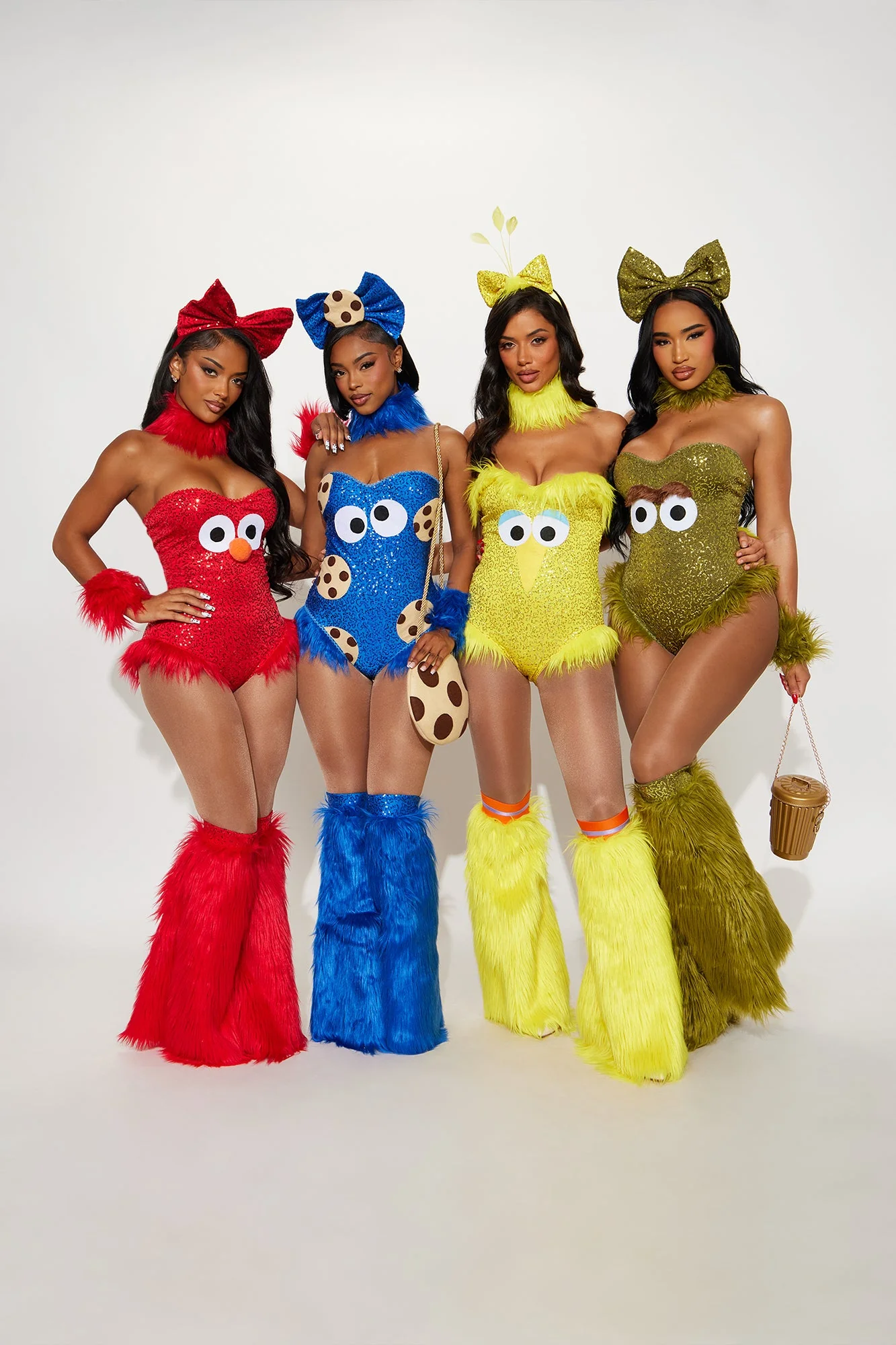 Friendly Street Creature 5 Piece Costume Set - Red