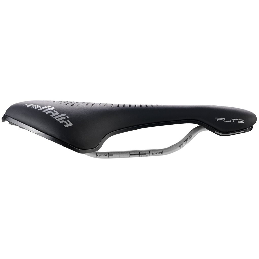 Selle Italia Max Flite Boost Gel Saddle - Superflow | TI 316 - L3 | black