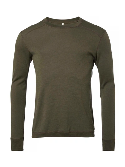 Chevalier 200 Merinowool Crewneck Men Tarmac Green