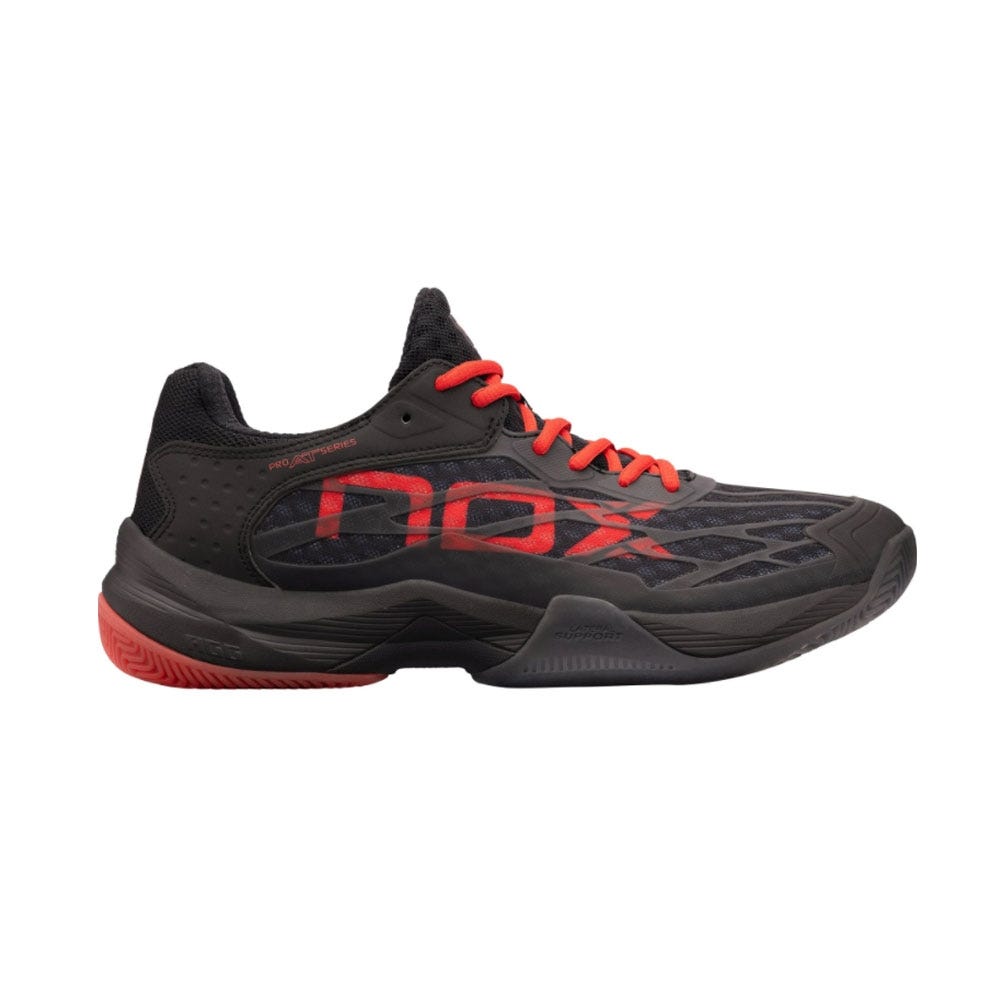 NOX AT10 LUX BLACK BLACK RED CALATLUXNERO