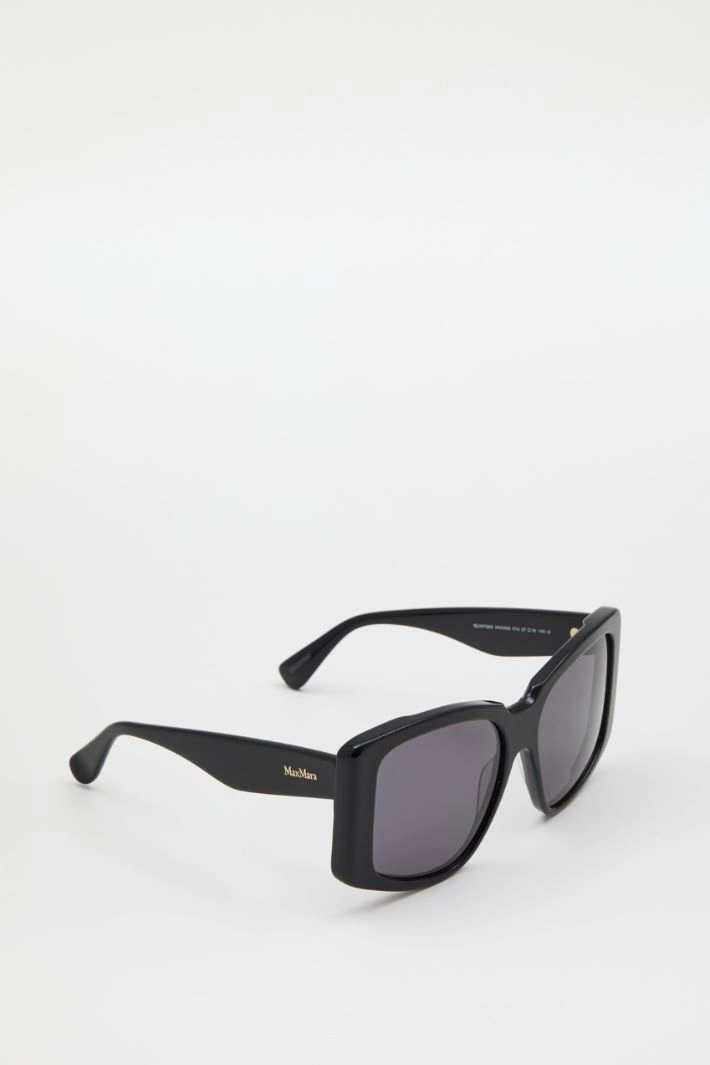 Oversized square sunglasses - BLACK