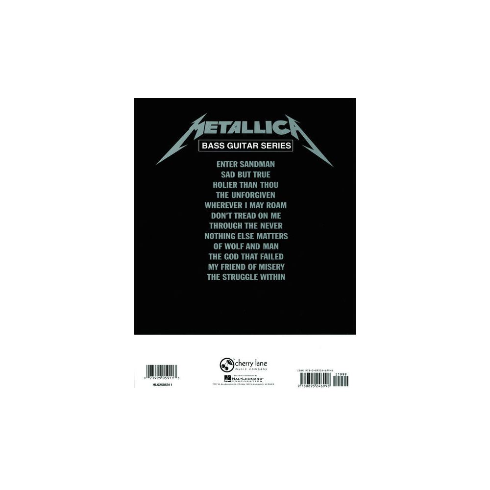 Cherry Lane Music Company Metallica Black Album Bass – Thomann Ireland