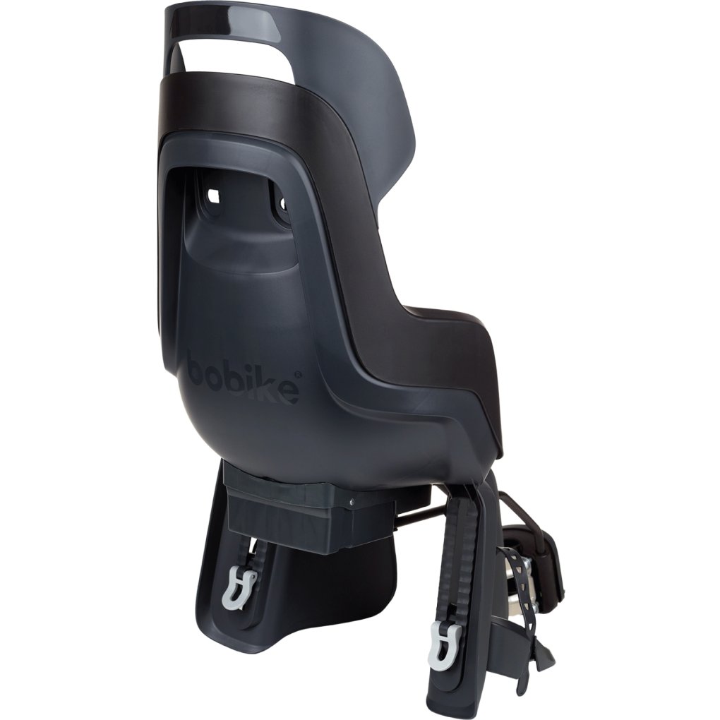 Bobike GO 1P Reclining Child Bike Seat - Frame Mount - Urban Black