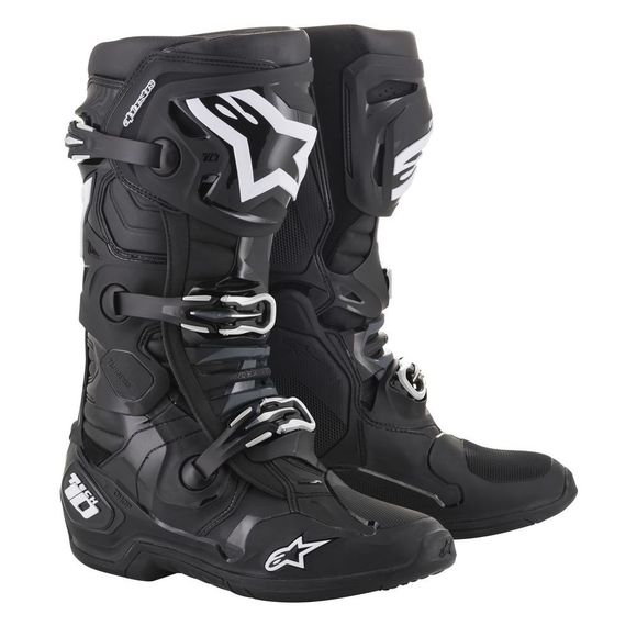 Bottes cross Alpinestars TECH 10 BLACK 2023 - NoirRef : AP11476