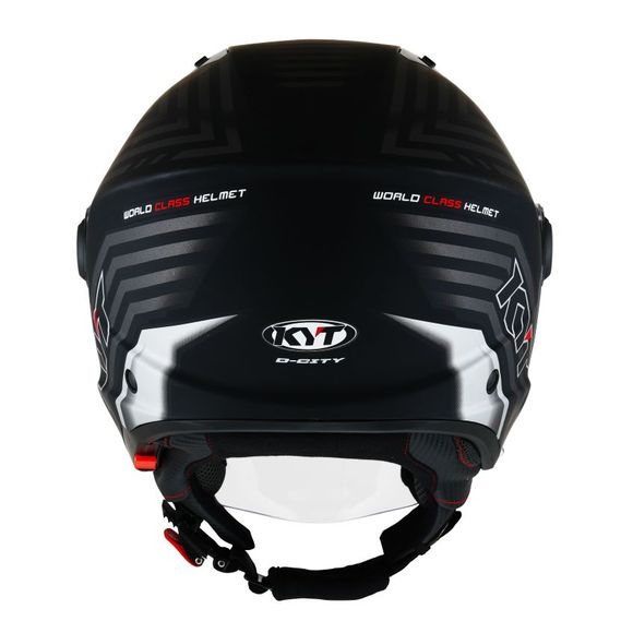 KYT D -City Jet Helmet - Lucent - Black / GrayRef: KYT0133