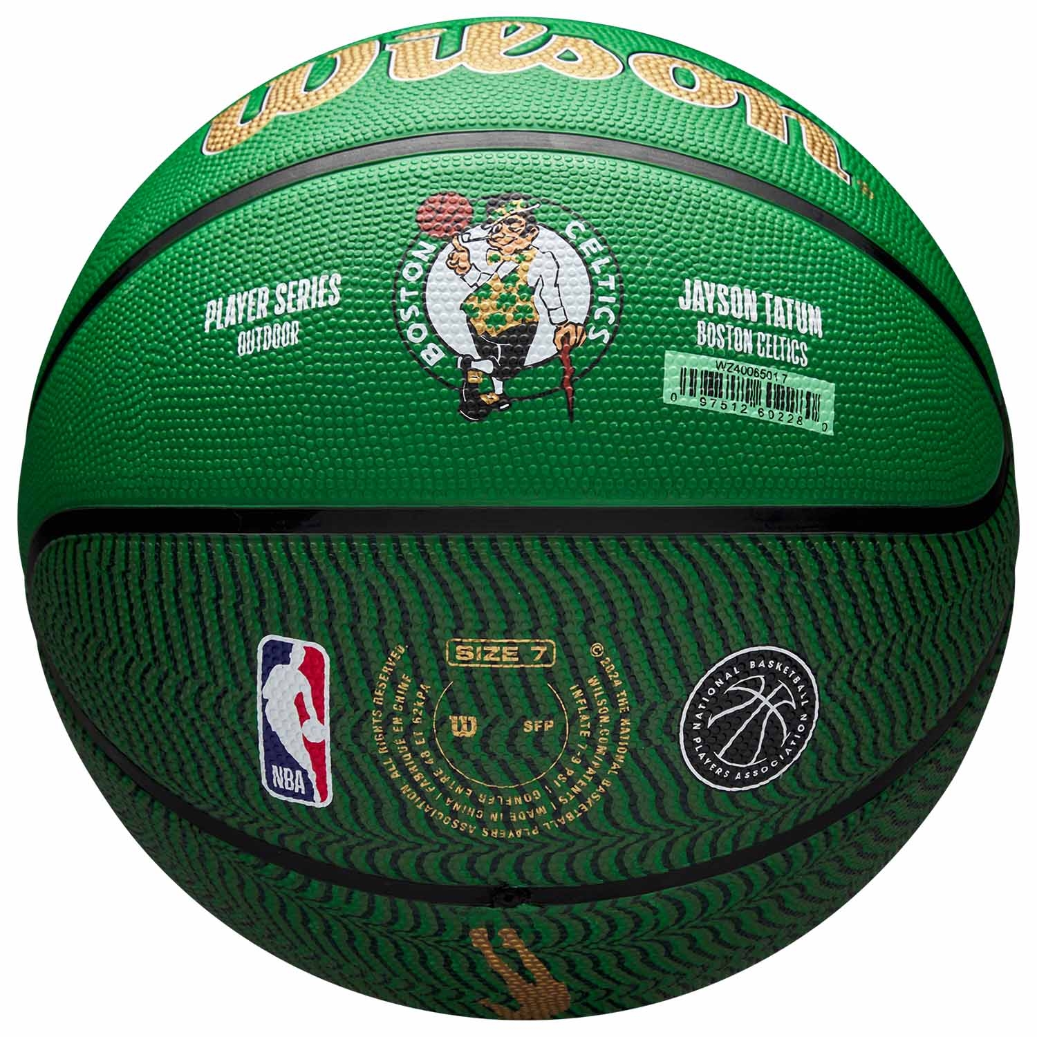 Jayson Tatum Boston Celtics NBA Icon Outdoor Basketball (Size 7)
