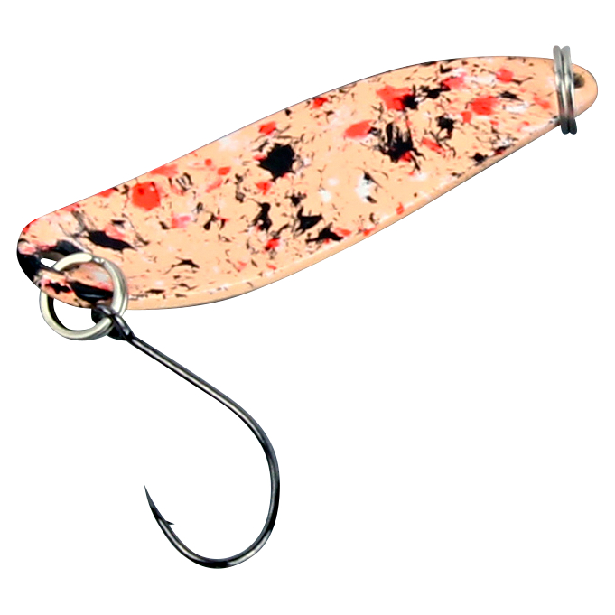 FTM Trout Spoon Hammer (3.2 g, Orange Camo UV)