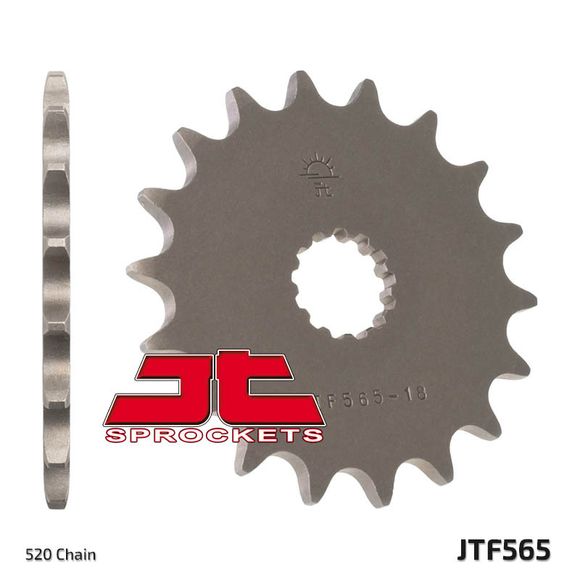 JT. Standard steel output sprocket 565 - 520Ref: JTC01297A / 1074287001