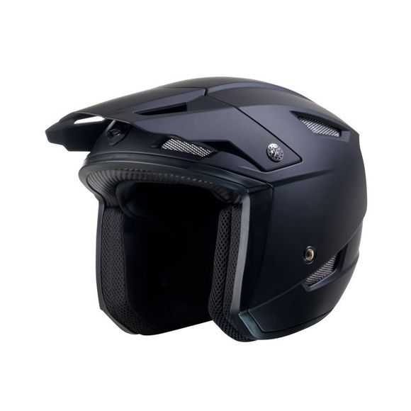 Kenny TRIAL UP SOLID 2025 Trials Helmet - BlackRef: KE2291