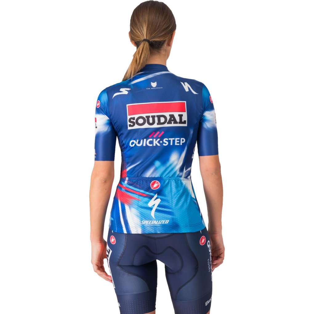 Castelli Competizione 3 Jersey Team Soudal Quick-Step Women - blue/red 150