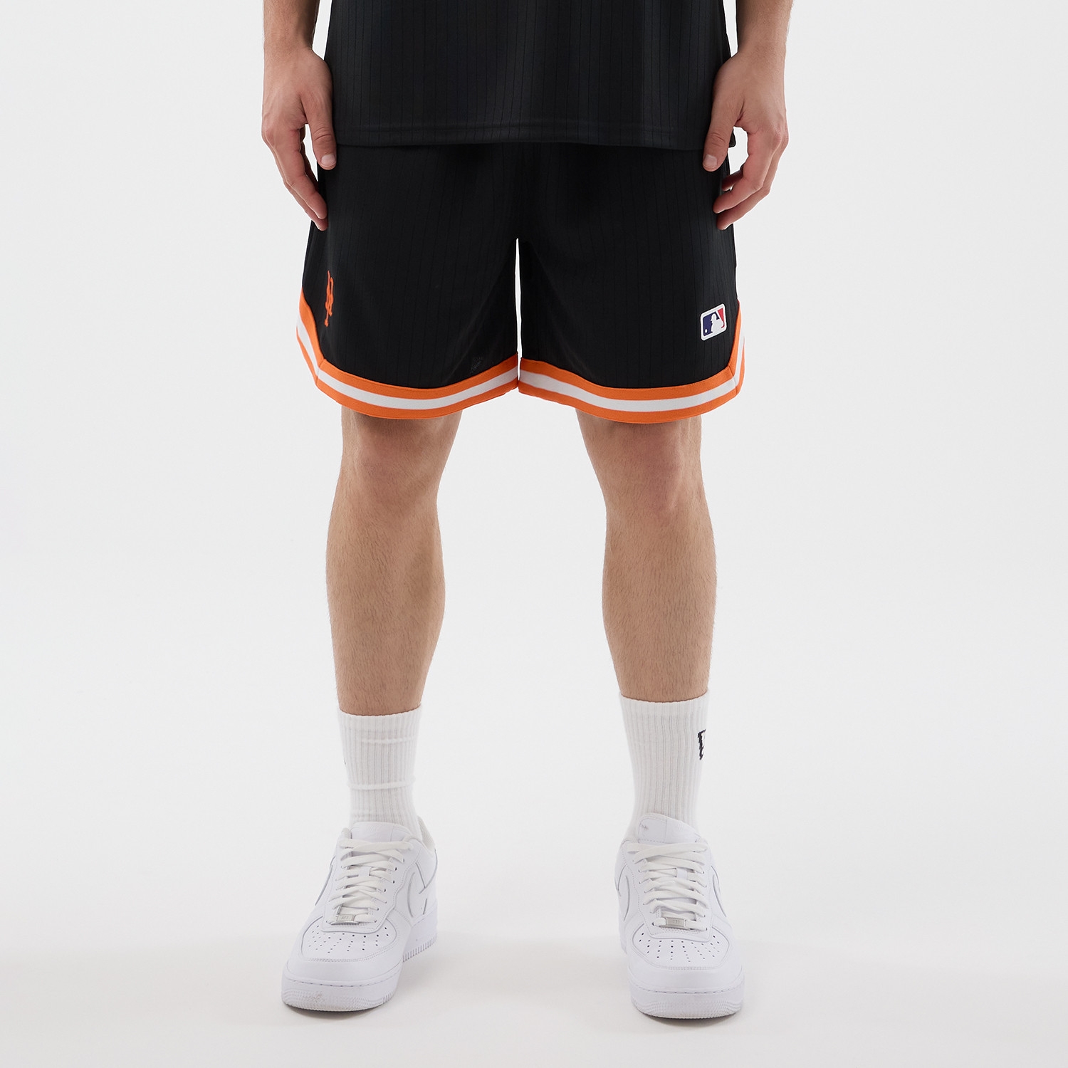 New York Mets Team Arch Oversized MLB Shorts Black