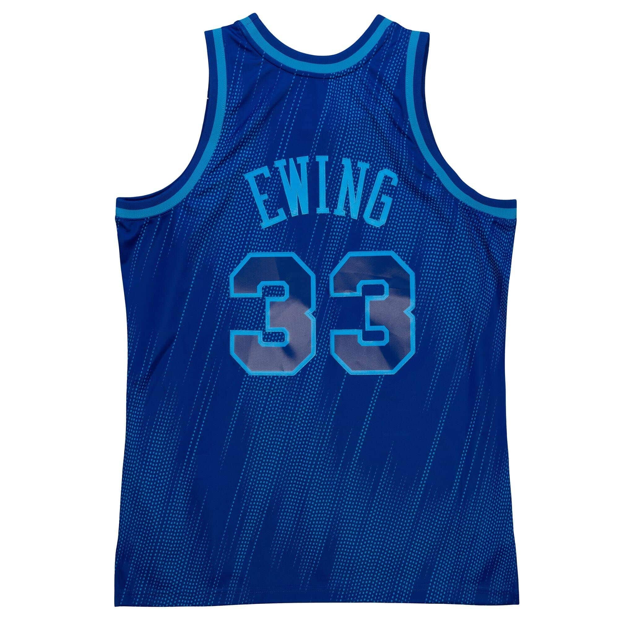 Patrick Ewing #33 New York Knicks Monochrome Mitchell & Ness Swingman NBA Jersey Blue