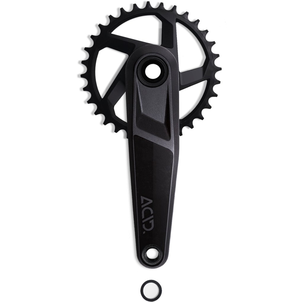 ACID MTB PRO Crankset | 32T - SRAM 3-Bolt - Shimano 12-Speed - black