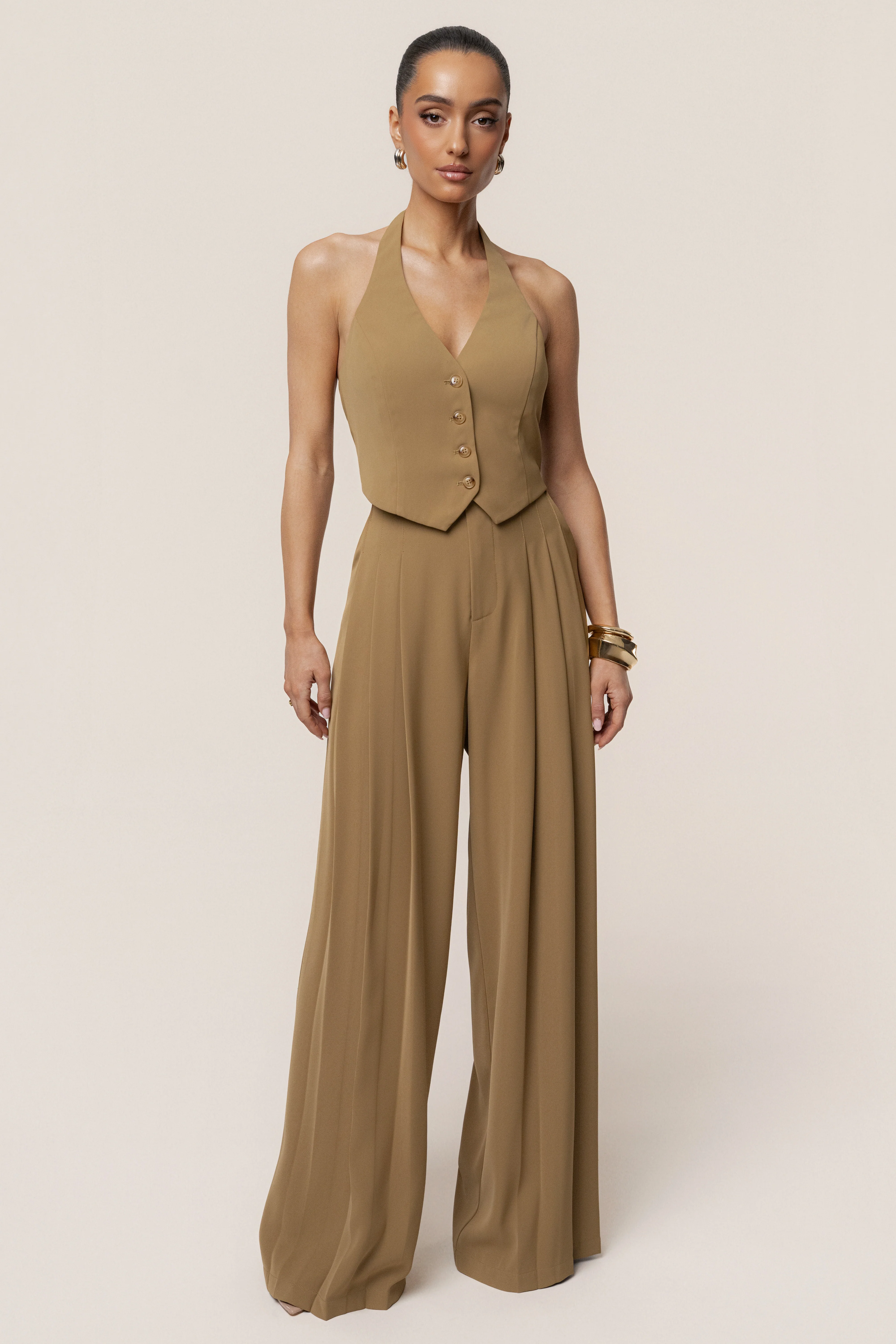 Olive Signature Elegance Vest
