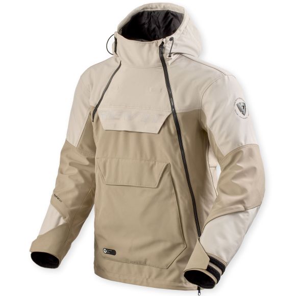 Motorcycle jacket Rev it Altair H2O - Beige / BlackRef: RI1677