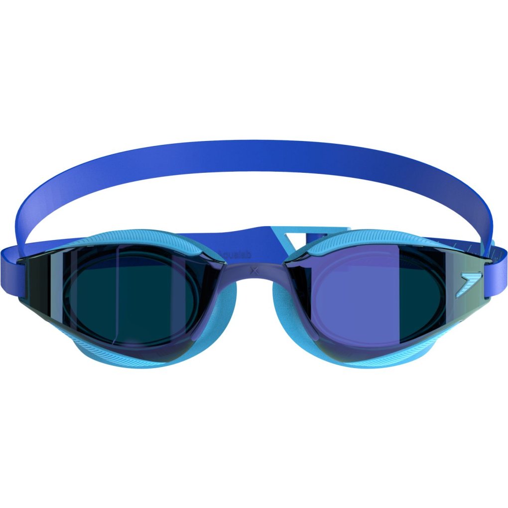 Speedo Fastskin Hyper Elite Mirror Junior Swimming Goggles - picton blue/cobalt/iris