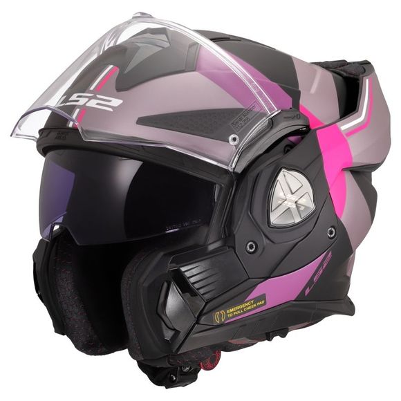 Casque modulable LS2 FF901 ADVANT X - ULTRA - Gris / VioletRef : LS1047